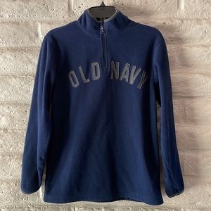 Old Navy blue/gray fleece pullover